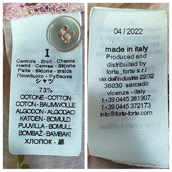 Forte Forte mosaic floral blouse - Picture 7 of 8